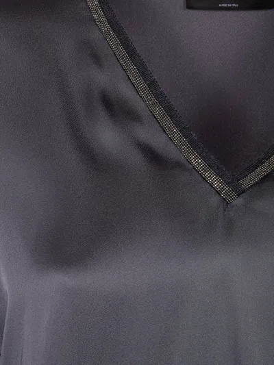 Fabiana Filippi Stone Island Hooded Cotton Jacket In Gray