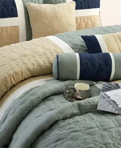 Stratford Park Natalia Colorblock 7-pc. Comforter Set, Queen