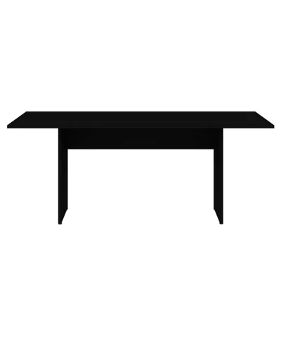 Manhattan Comfort Nomad 67.91" Rectangular Dining Table In Black