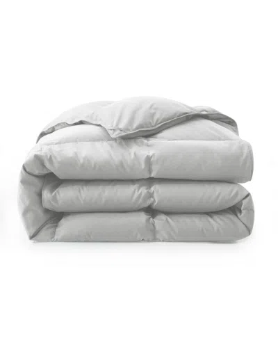 Unikome All Season White Goose Down Fiber Comforter, King In Gray
