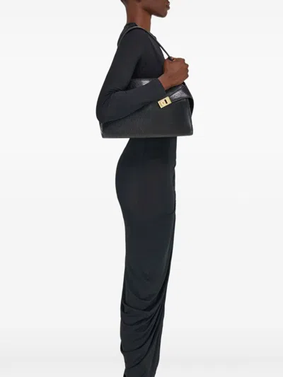 Ferragamo Jil Sander Sand Suede Ankle Boots In Brown