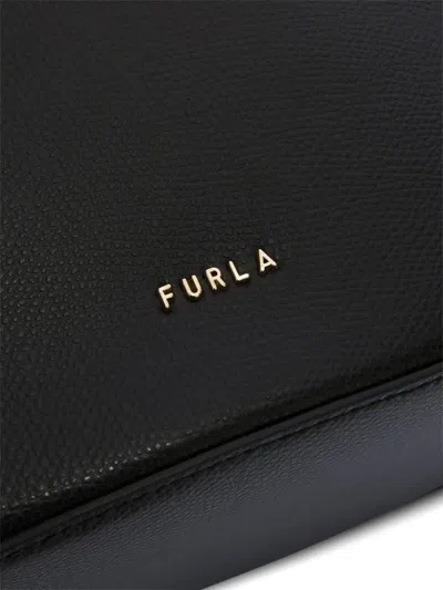 Furla Small Roxie Leather Bucket Bag In Black