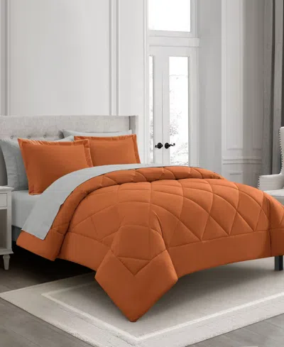 Stratford Park Arelia Geometric 7-pc. Comforter Set, King In Orange