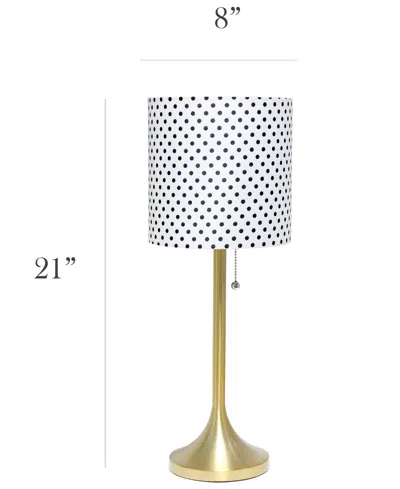 Simple Designs Tapered Table Lamp