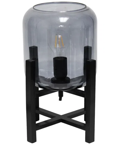 Simple Designs Wood Mounted Table Lamp