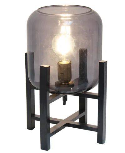 Simple Designs Wood Mounted Table Lamp