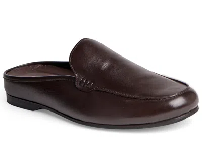 Carlos By Carlos Santana Men's Planeo Slide Leather Mule In Brown