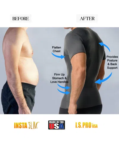 Instaslim Men's Activewear Raglan Short Sleeve Crewneck T-shirt In Gray