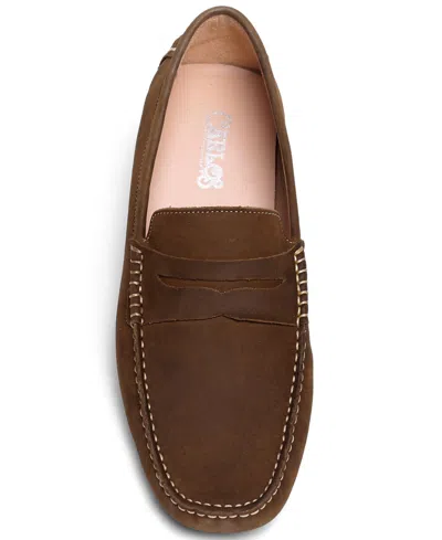 Carlos By Carlos Santana Men's Ritchie Slip-on Casual Driving Loafer In Green