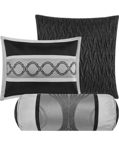 Stratford Park Kath 7-piece Comforter Set, Queen In Silver