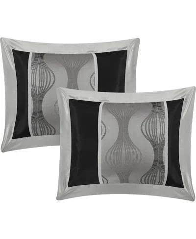 Stratford Park Kath 7-piece Comforter Set, Queen In Silver