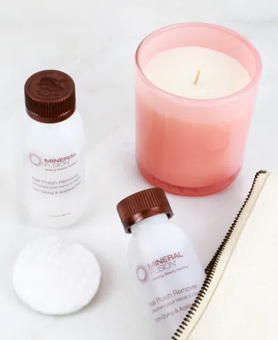 Mineral Fusion Nail Polish Remover, 3-oz. In White