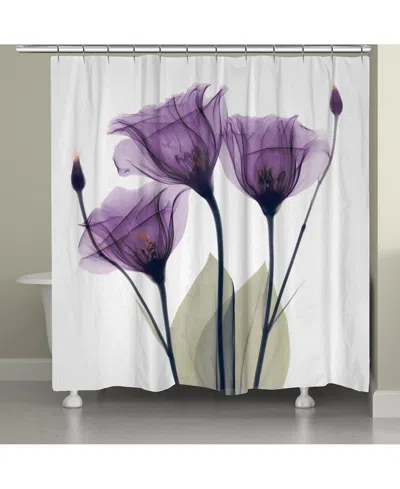 Laural Home Gentian Hope Shower Curtain, 71" X 72"