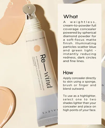 Haleys Beauty Re-wind Blurring Full Coverage Concealer In Nude
