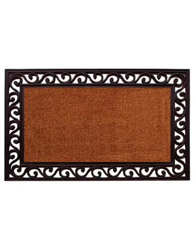 Home & More Rembrandt Coir/rubber Doormat, 22" X 36" In Multi