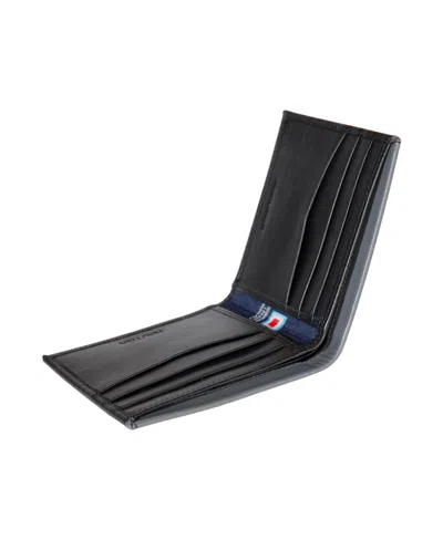 Nautica Men's Pop J Class Bifold Wallet In Black