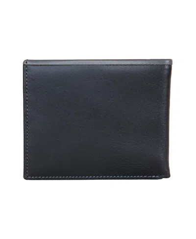 Nautica Men's Pop J Class Bifold Wallet In Black