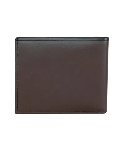 Nautica Men's Pop J Class Bifold Wallet In Brown