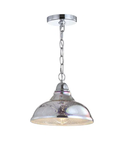 Jonathan Y Nira 9.75" Adjustable 3d Color Burst Glass/metal Pendant