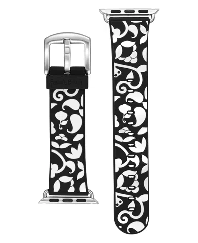 Withit Vines Silicone Band By French Bull Designed For Apple Watch 42mm (series 10) & 38/40/41mm In Black