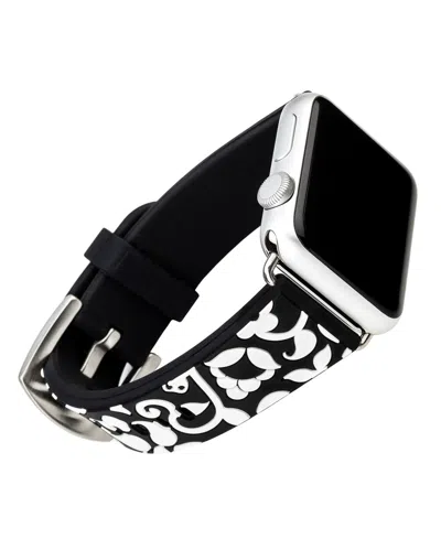 Withit Vines Silicone Band By French Bull Designed For Apple Watch 42mm (series 10) & 38/40/41mm In Black