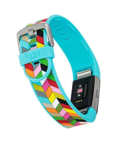Withit Blue Ziggy Silicone Band By French Bull Designed For Fitbit Charge 2 In Multi