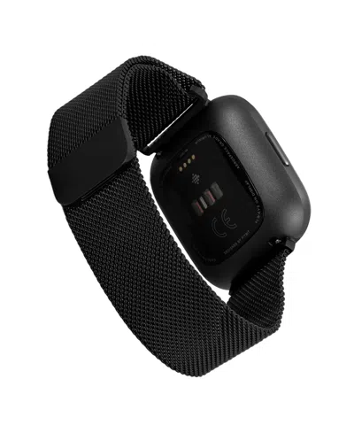 Withit Stainless Steel Mesh Band And Silicone Sport Band 2-pack Designed For The Fitbit Versa, Versa 2 And  In Multi