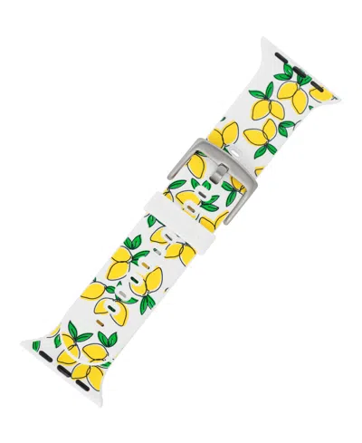 Withit Lemony Silicone Band By Dabnee Lee Designed For Apple Watch 42mm (series 10) & 38/40/41mm In White