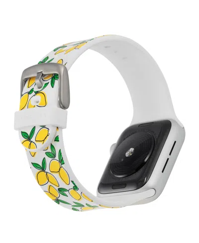 Withit Lemony Silicone Band By Dabnee Lee Designed For Apple Watch 42mm (series 10) & 38/40/41mm In White