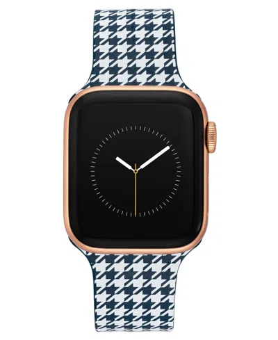 Withit Hound Dog Silicone Band By Dabney Lee Designed For Apple Watch 42mm (series 10) & 38/40/41mm In Blue