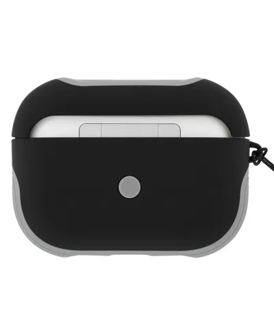 Withit Black And Grey Sport Cover Designed For Apple Airpods Pro In Black
