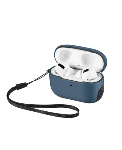 Withit Bluestone And Black Sport Cover Designed For Apple Airpods Pro In Blue