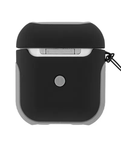 Withit Black And Grey Sport Cover Designed For Apple Airpods In Black