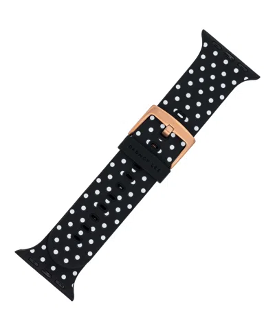 Withit Dottie Silicone Band By Dabnee Lee Designed For Apple Watch 42mm (series 1-3 Only) & 44/45/46/49mm ( In Black