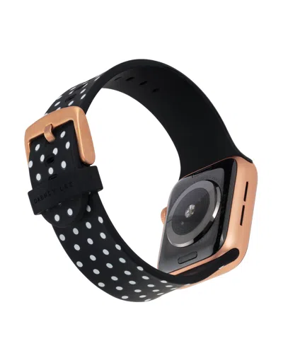 Withit Dottie Silicone Band By Dabnee Lee Designed For Apple Watch 42mm (series 1-3 Only) & 44/45/46/49mm ( In Black