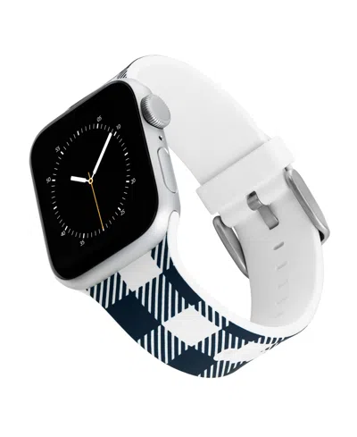 Withit Picnic Silicone Band By Dabney Lee Designed For Apple Watch 42mm (series 10) & 38/40/41mm In Blue