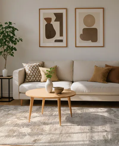 Mink Home Castille Csl939 9'x12' Area Rug In Sand