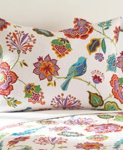 Levtex Abigail Jacobean Floralquilt Sets In Orange
