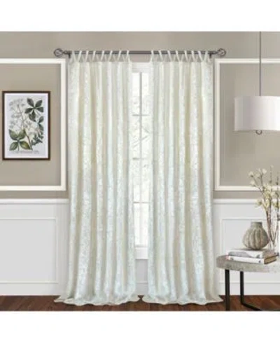 Achim Harper Criss Cross Window Curtain Panels In White