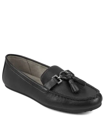 Aerosoles Women's Deanna Driving Style Loafers In Black