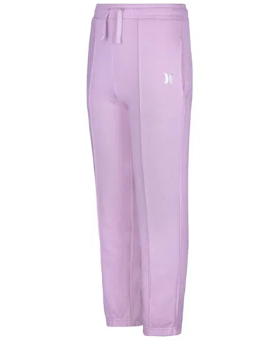 Hurley Girls 7-16 Lurex Fleece Joggers In Gray