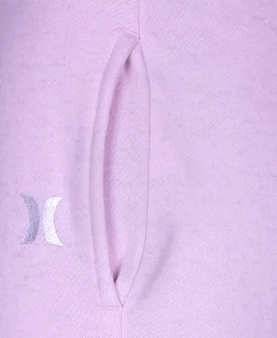 Hurley Girls 7-16 Lurex Fleece Joggers In Gray