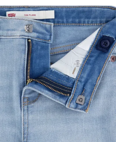 Levi's Girls 2t-6x 726 High-rise Flare Jeans In Blue