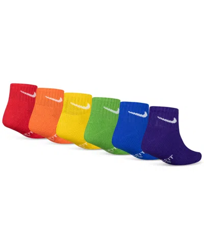 Nike Boys  Dri-fit Performance Basic Crew Socks In Multi