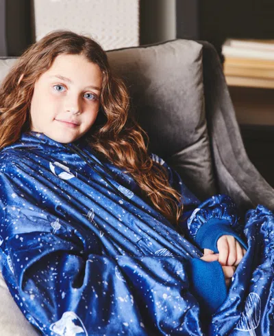 Nestl Oversized Wearable Reversible Color Kids Blanket, 31.5" X 42.8"