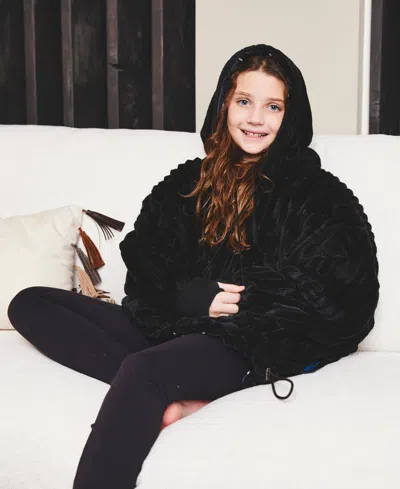 Nestl Oversized Wearable Reversible Color Kids Blanket, 31.5" X 42.8"