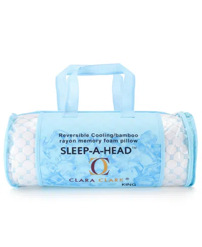 Nestl Memory Foam Gel Infused Reversible Cooling 2-pack Pillow, Standard/queen In Multi