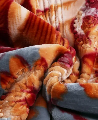 Nestl Printed Faux Mink Weighted Bed Blanket, 12 Lbs, King