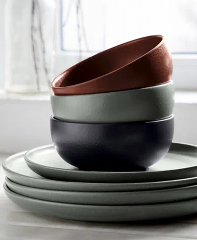 Casafina By Costa Nova Pacifica Dinnerware Dinner Plate, Set Of 4 In Green