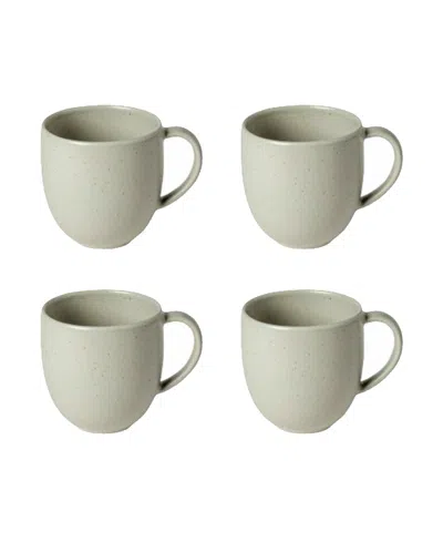 Casafina By Costa Nova Pacifica Dinnerware Mug, Set Of 4 In Gray